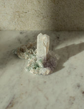 Load image into Gallery viewer, Quartz with Amethyst and Green Chlorite
