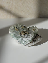 Load image into Gallery viewer, Green Fluorite with Quartz and Pyrite
